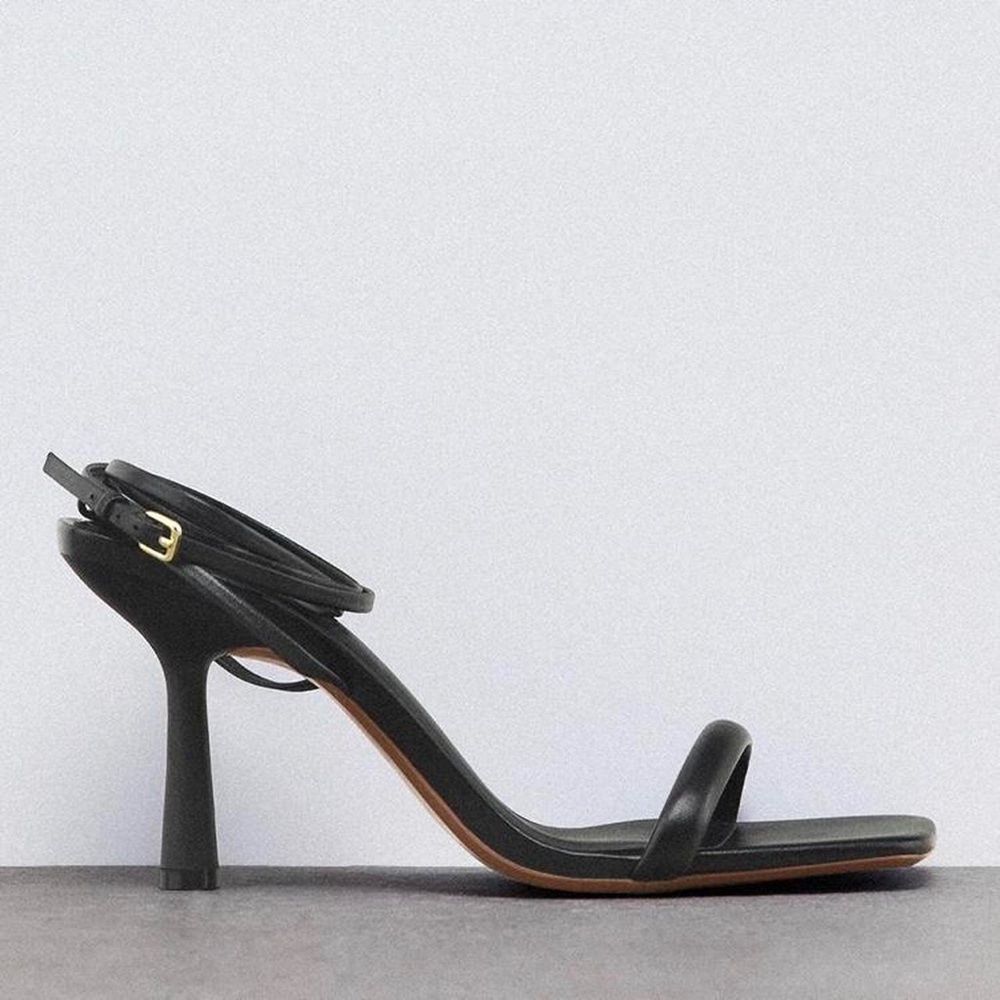 ZARA Lace up Heel Sandals